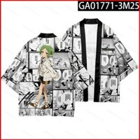 Ere1 mushoku tensei: tái sinh thất nghiệp haori kimono anime cosplay áo choàng unisex giản dị áo khoác 3d nhật bản cardigan ove