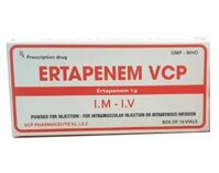 Ertapenem 1g VCP (Hộp 10 Lọ) – Thuốc Kháng Sinh Điều Trị Nhiễm Khuẩn Hiệu Quả