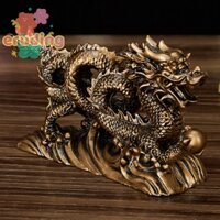 [erudingv] Tượng Rồng May Mắn Bằng Nhựa resin Trang Trí Phòng Khách / Phòng Ngủ / Cửa Hàng Mở Thủ Công Tốt Kiểu Mới [Mới]