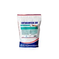 ERYTHROMYCIN 300 1kg viêm túi khí trên gà, viêm phế quản