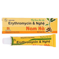 Erythromycin & Nghệ Nam điều trị mụn nhọt, vết thương, vết bỏng