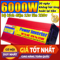 ERYUAN Bộ kích điện inverter 12V lên 220V hiệu suất 1000W Sóng Sine Chuẩn Bảo hành 2 Năm