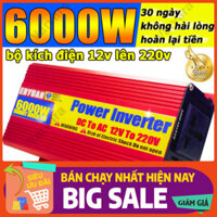 ERYUAN Bộ kích điện inverter 12V lên 220V năng suất 1200W Sóng Sine Chuẩn BH 2 Năm