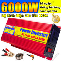 ERYUAN Bộ kích điện inverter 12V lên 220V CÔNG SUẤT 1200W Sóng Sine Chuẩn Bảo Hành 2 Năm