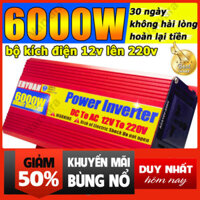 ERYUAN Bộ kích điện inverter 12V lên 220V CÔNG SUẤT 1000W Sóng Sine Chuẩn Bảo Hành 2 Năm