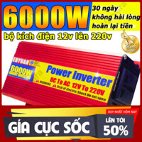 ERYUAN Bộ kích điện inverter 12V lên 220V hiệu suất 1000W Sóng Sine Chuẩn Bảo Hành 2 Năm