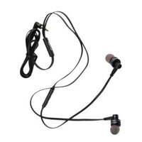 ES 10TY In-Ear Earphone Headset with Mic for Mobilephones MP3 Black - Black