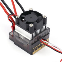 ESC Chổi than đôi 320A 2-4s (Brushed) - Mạch điều tốc có quạt tản nhiệt cho xe tàu đồ chơi điều khiển từ xa