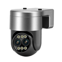 ESCAM G03 4MP+4MP Dual lens WiFi IP Camera PTZ 1440P 8X Zoom H.265 Intelligent Night Vision Two Way Audio Motion Trackin