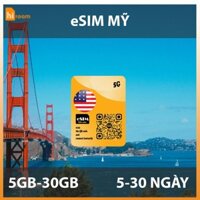 eSIM du lịch Mỹ