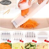 EsoGoal Mandoline Slicer Vegetable Grater & Julienne Slicer Cutter for Cucumber Onion Cheese with 4 Interchangeable Blades - intl [bonus]