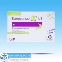 Esomeprazol 40mg – US điều trị trào ngược, viêm loét dạ dày tá tràng