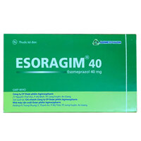 Esoragim 40mg điều trị loét dạ dày tá tràng, bệnh trào ngược dạ dày thực quản