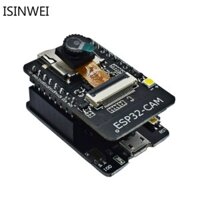 Esp32-cam ESP32-CAM-MB MICRO USB ESP32 Nối tiếp WiFi ESP32 CAM Ban phát triển CH340 CH340G 5V Bluetooth + OV2640 Camera