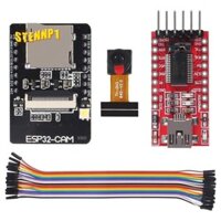 Esp32-cam WiFi + Mô-đun Bluetooth WiFi ESP32 CAM Ban phát triển với mô-đun máy ảnh OV2640 2MP + 20 Pin Jumper Dây