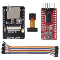 Esp32-cam WiFi + Mô-đun Bluetooth WiFi ESP32 CAM Ban phát triển với mô-đun máy ảnh OV2640 2MP + 20 Pin Jumper Dây