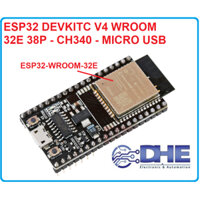 ESP32 DEVKITC V4 WROOM 32E 38P - CH340 - MICRO USB