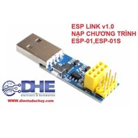 ESP8266 ESP-01,ESP-01S WIFI ESP LINK v1.0 (Nạp chương trình)