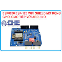 ESP8266 ESP-12E Wifi shield mở rộng GPIO, giao tiếp với Arduino