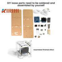 Esp8266 Mini Đồng Hồ Điện Tử DIY Kit 0,96 Inch Màn Hình OLED Hỗ Trợ Mạng Wifi 2.4G Có Ốp Lưng
