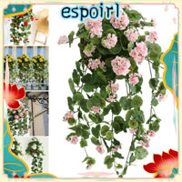 Espoir Begonia Hoa Nhân Tạo, Vòng Hoa DIY Nhiều Màu Mô Phỏng Hoa Geranium, Sáng Tạo Để Bàn Trang Trí Cánh Hoa Lụa Đạo Cụ Ảnh Giả Treo Hoa Cây Nho Dự Tiệc Cung Cấp