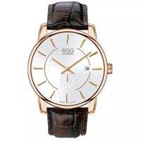 ESQ Movado Men's Swiss Capital Croc-Embossed Watch 42mm