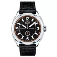 ESQ Movado Men's Swiss Excel Leather Watch 43mm