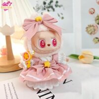 Esquirla 5x Đầm Búp Bê Thời Trang Có Nơ Kẹp Tóc Giày Phụ Kiện Handmade Quần Áo Cho Búp Bê 6inch Búp Bê Bé Gái Quà Tặng Trẻ Em