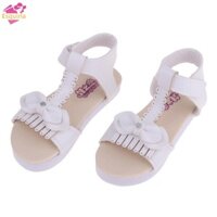 Esquirla Trắng Da PU Giày Nơ Xăng đan Cho 1 / 3 Búp Bê BJD Trang Phục