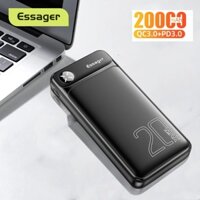 Essager Pin Sạc Dự Phòng 20000mah Có Đèn led 20w Cho iphone huawei xiaomi oppo vivo