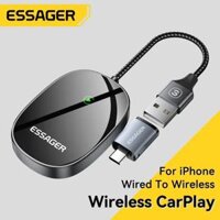 Essager Wifi 5G Không Dây Carplay USB-A Loại C Hỗ Trợ Iphone6 Và Trên IOS 10 Và Trên Được Xây Dựng Trong Carplay xe mô hình kết nối không dây Cắm Và Chơi Ổn Định Và Mịn Không Dây Carplay