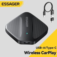 Essager Wireless CarPlay Adapter Bộ kích hoạt không dây Tự động kết nối cho ô tô và xe máy cho điện thoại Ap