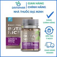 Essential Botanics Yohimbe & Siberian Ginseng Lọ 30 Viên – Hỗ Trợ Tăng Cường Sinh Lý, Tăng Cường Sức Khỏe