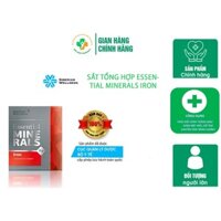 Essential Minerals Iron hỗ trợ chuyển hóa năng lượng, thúc đẩy quá trình hình thành máu, giúp giảm mệt mỏi.