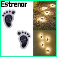 Estrenar 1 Cặp Đèn Đất, Đèn In Chiếu Sáng Phong Cảnh Chống Thấm Nước, 12 Đèn LED Trang Trí Bãi Cỏ Dễ Thương Ngoài Trời