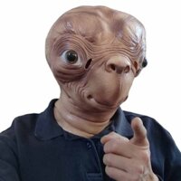 ET alien mask latex Costume Fancy Dress outfit party cosplay unisex realistic