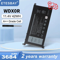 Etesbay wdx0r wdxor Pin máy tính xách tay cho Dell Inspiron 13 5368 5378 7368 14 7460 7472 5468 15 5538 5567 5568 7560 7