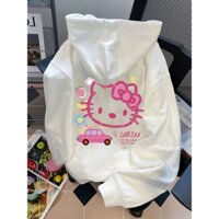 Ethelgirl Quần Áo Nữ Hoạt Hình Thời Trang Hello Kitty In Áo Khoác Hàn QuốcTất Cả Trận Đấu Áo Dài Tay