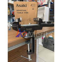Êtô kẹp bàn mâm xoay mini cao cấp 60mm Asaki AK-6875