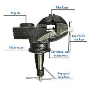 Êtô mini (nhỏ) kẹp bàn 60mm Century SD-E-60