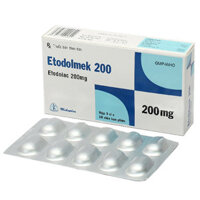 Etodolmek 200mg điều trị viêm và đau do viêm xương khớp, viêm khớp dạng thấp