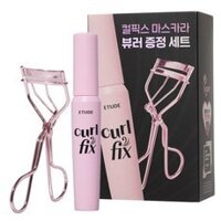 Etude Curl Fix Mascara 8g + Bộ uốn mi màu đen 1 bộ