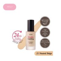ETUDE HOUSE DOUBLE LASTING FOUNDATION - KEM NỀN LÂU TRÔI - 21N1 NEUTRAL BEIGE - 30G