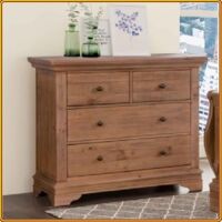 EU 01 - Tủ Đứng : Tủ 04 Ngăn Kéo - Cao 84cm