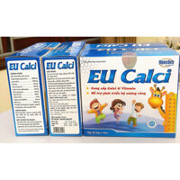 EU Calci ( Hộp 20 ống x 10ml ) // Bổ sung Calci, vitamin, dưỡng chất cần thiết