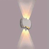 EU - CN - 291: Đèn gắn tường ngoài trời - KT: L130mm x W40mm x H80mm - Đèn LED ( chip LED Bridghlux) 1W x 4 ánh sáng vàng