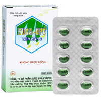 Euca-OPC Viên Xông, chỉ định dùng sát trùng mũi họng, xông khi cảm mạo