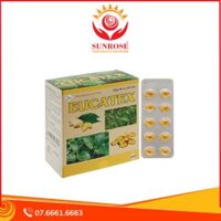 Eucatex vàng hỗ trợ giảm ho, đau rát họng hộp 100 viên