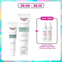 Eucerin Combo Eucerin Da Mụn (Gel Giảm Mụn A.I Clearing Treatment 40ml + Sữa Rửa Mặt Tạo Bọt Pro Acne 150g)