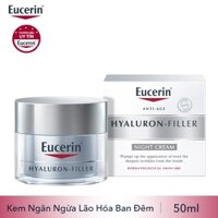 Eucerin Hyaluron-Filler Night Cream: Kem Ngăn Ngừa Lão Hóa Ban Đêm